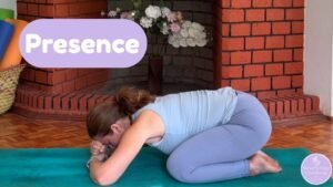 Gentle yoga for presence to reduce stress and anxiety